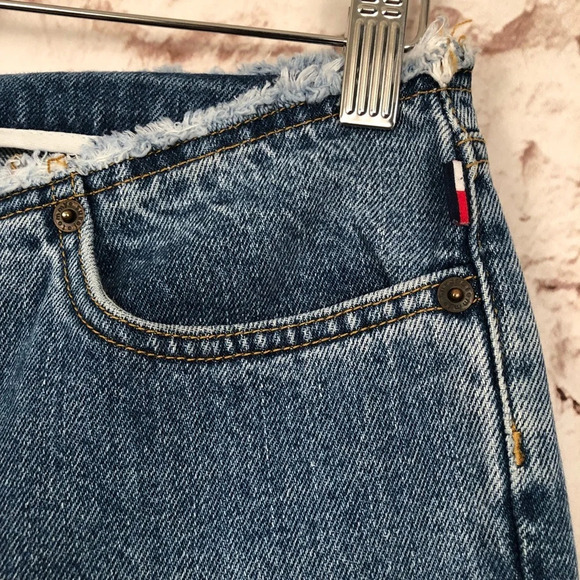 Vintage Tommy Jeans Frayed WB‎ Hipster Flare Jeans - Picture 5 of 8